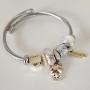 Hello Kitty Çelik Charm Pandora Bileklik