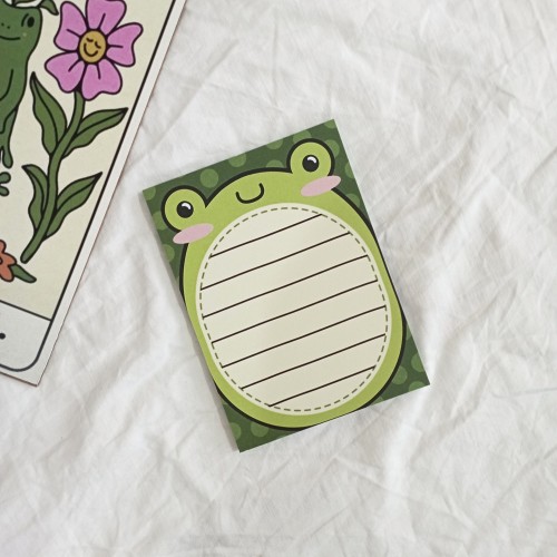 Cute Frog To Do List Notepad
