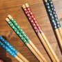 Renkli Çiçekli Bambu Chopstick 