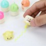 6'lı Sevimli Hamster Highlighter İşaretleyici Fosforlu Marker Kalem