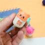 6'lı Sevimli Hamster Highlighter İşaretleyici Fosforlu Marker Kalem