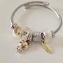 Hello Kitty Çelik Charm Pandora Bileklik