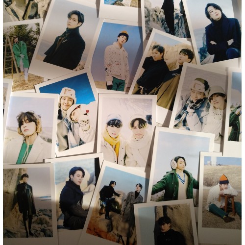 BTS 24 adet Winter Package Fotokart Seti 